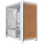 Mid-Tower PC Case CORSAIR FRAME 4000D RS Wood Valge/Oak, Mid-Tower ATX-Ühilduv, Tempered Glass