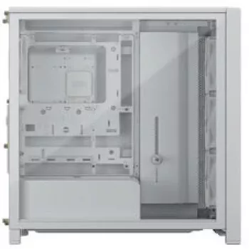 Mid-Tower PC Case CORSAIR FRAME 4000D RS Wood Valge/Oak, Mid-Tower ATX-Ühilduv, Tempered Glass