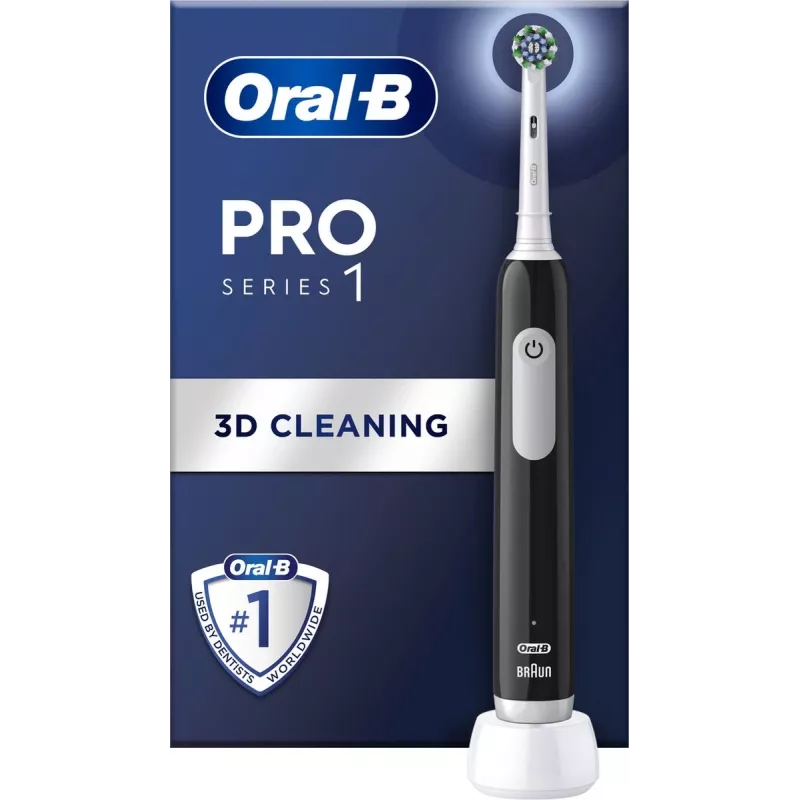 Electric toothbrush BRAUN Oral-B Pro Series 1, Must