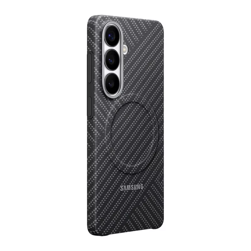 Samsung süsinikkiust magnetümbris Galaxy S26, tumehall