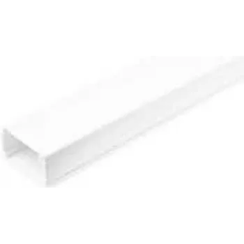 StarTech.com Solid kaabel Management Raceway with Adhesive Tape & Cover, 1-3/4(45mm)W x 1-1/8(27mm)H, 6ft(1.8m) length, PVC võrk/Power Cord Hider Kit, Wall Wire Duct System, UL L