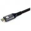 EQUIP USB4 Gen 2x2 C–C kaabel 3,0 m, PD 100 W, 4K/60 Hz, 20 Gbps, must