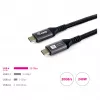 EQUIP USB4 Gen 2x2 C–C kaabel 3,0 m, PD 100 W, 4K/60 Hz, 20 Gbps, must