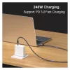 EQUIP USB4 Gen 2x2 C–C kaabel 3,0 m, PD 100 W, 4K/60 Hz, 20 Gbps, must