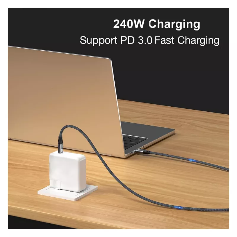 EQUIP USB4 Gen 2x2 C–C kaabel 3,0 m, PD 100 W, 4K/60 Hz, 20 Gbps, must