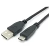 EQUIP USB 2.0 C to A kaabel M/M 0.5 m, USB 2.0, 0.48 Gbit/s, niklitud kontaktid, must