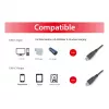 EQUIP USB 2.0 USB-C to USB-C kaabel M/M 0,3 m PD 60 W, 0,48 Gbit/s, nikkeldatud kontaktid, must