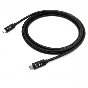 USB-C kuni USB-C kaabel EQUIP 128348, USB 3.2 Gen 1 (5 Gbit/s), PD 60 W, 0,5 m, must