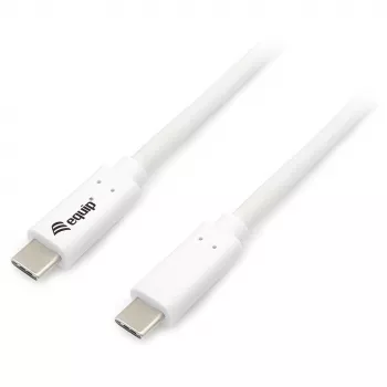 EQUIP USB 3.2 Gen 1 USB-C to USB-C kaabel 0,5m PD 60W 5Gbps Valge