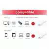 EQUIP USB 3.2 Gen 1 USB-C to USB-C kaabel 0,5m PD 60W 5Gbps Valge