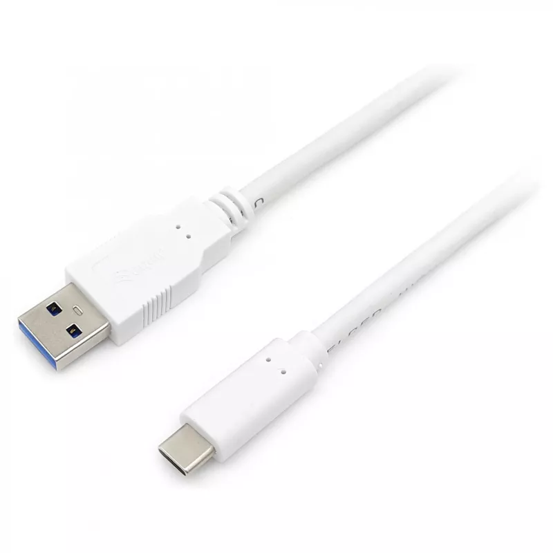 USB 3.2 Gen 1 C to A kaabel EQUIP 0,5 m 5 Gbps valge (USB-C to USB-A, nikeldatud kontaktidega)