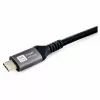 USB4 Gen3x2 C–C kaabel EQUIP 128380, 0,5 m, PD 3.1 240 W, 40 Gbps, 8K/60 Hz, must