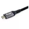 USB4 Gen3x2 C–C kaabel EQUIP 128380, 0,5 m, PD 3.1 240 W, 40 Gbps, 8K/60 Hz, must