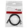 USB4 Gen3x2 C–C kaabel EQUIP 128380, 0,5 m, PD 3.1 240 W, 40 Gbps, 8K/60 Hz, must