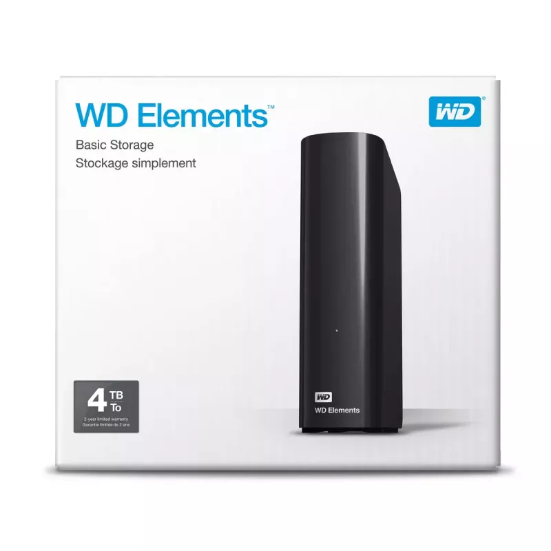 Väline kõvaketas Western Digital 4 TB USB 3.2 Gen 1 WDBWLG0040HBK-EESN
