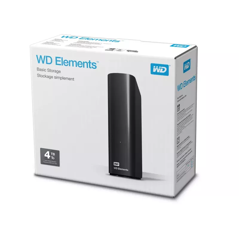 Väline kõvaketas Western Digital 4 TB USB 3.2 Gen 1 WDBWLG0040HBK-EESN
