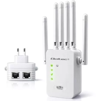 Wi‑Fi signaalivõimendi QOLTEC AC1200 – QOLTEC AC1200 kaheribaline signaalivõimendi