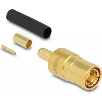 DELOCK SMB-pistik 91786 pressimiseks RG-174 ja RG-316 kaablitele koos termokahaneva toruga