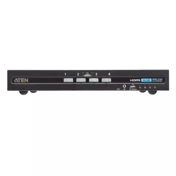 KVM-lüliti ATEN 4-pordiline USB HDMI CAC-iga, 4K UHD 3840x2160@60Hz, metallkorpus