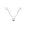 Monitor desk mount Arozzi AZ-ALZARE-NEO-DUO-WT for 2 screens, up to 81.3 cm (32 inch), 18 kg total, VESA 75x75–100x100, Valge