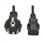 PDU toitejuhe C13 Schukole (Cee 7/7) - 10A 250V H05VV-F 2M
