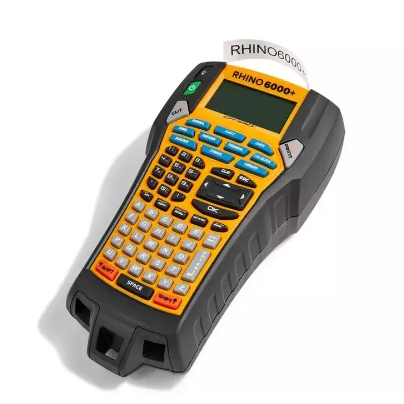 DYMO RHINO 6000+ ABC CASE UK otsepõletus-termosiire Kollane Must