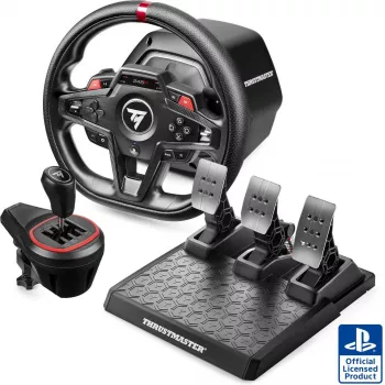 Jõutagasisidega võidusõidurool Thrustmaster T248R koos käigukangi paketiga PS5/PC jaoks