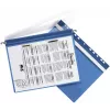 Rippkaust Durable 2561-06 A4 Plast Sinine Läbipaistev