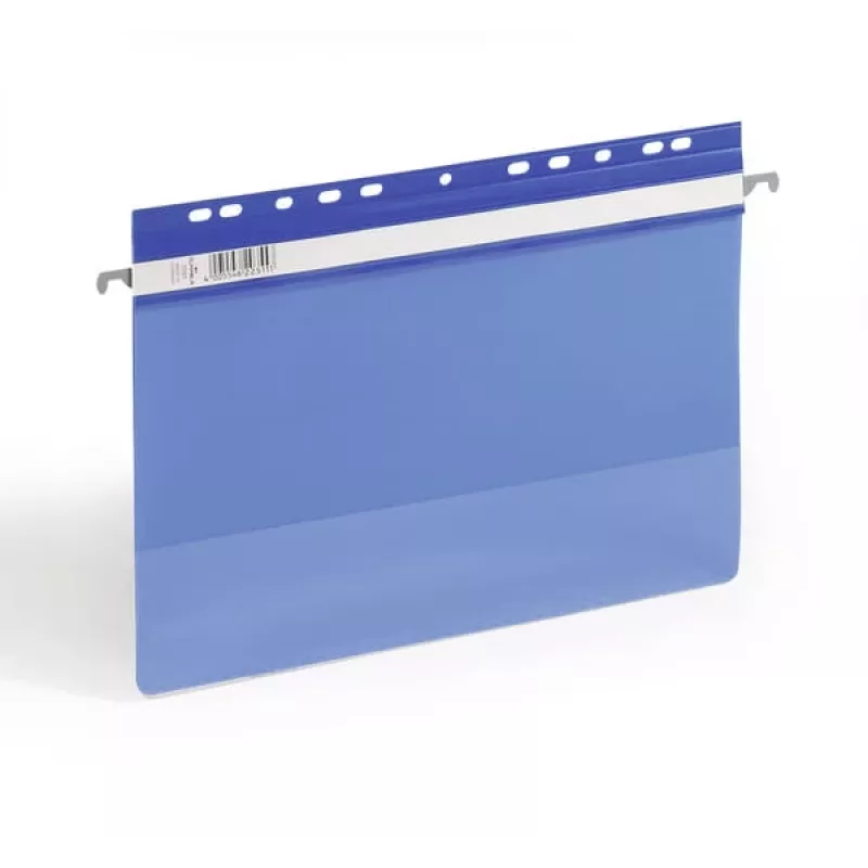 Rippkaust Durable 2561-06 A4 Plast Sinine Läbipaistev
