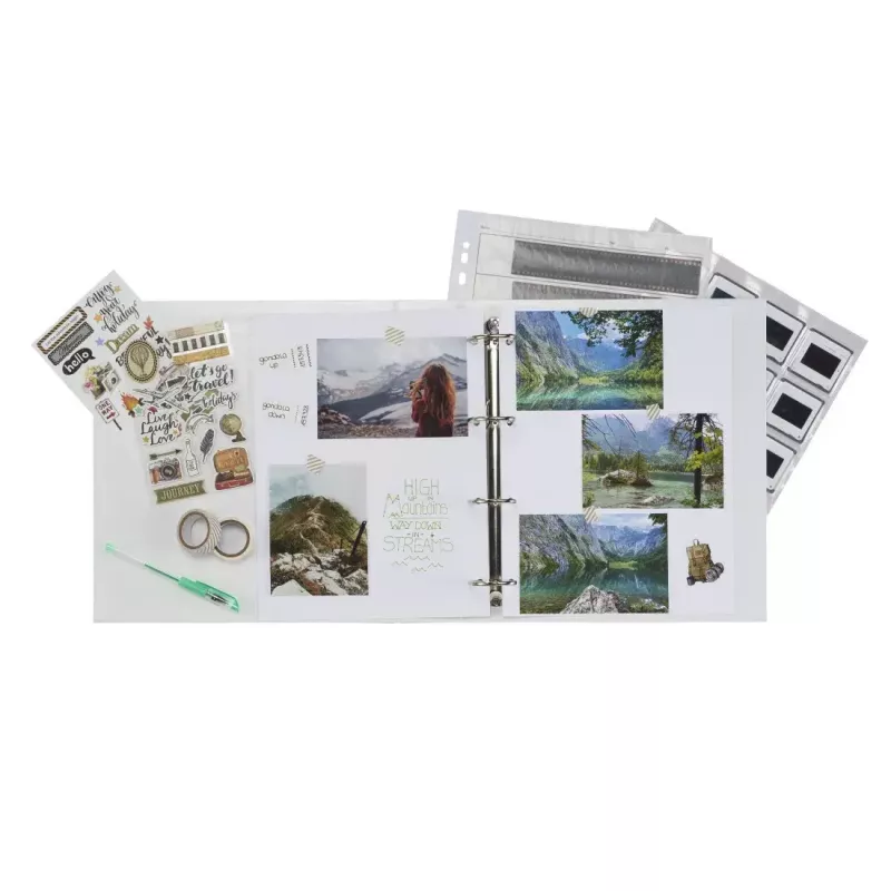 Ring binder Hama 00007547 D-ring Valge 327mm x 309mm