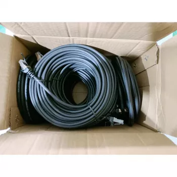 Equip Cat.6 RJ-45 paigalduskaabel 5 m must