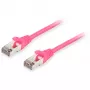 patch-kaabel Equip Cat.6A S/FTP RJ-45 5m Pink