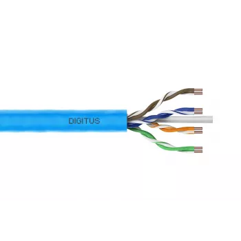 DIGITUS paigalduskaabel Cat6A U/UTP, AWG 23/1, LSOH, B2ca, 500 m rull