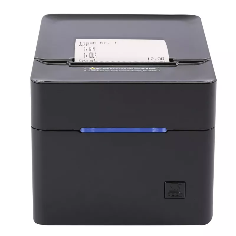 POS-printer Olympia 947990055 — otse termiline, 250 mm/s, 80 mm rulli läbimõõt, 80 mm prindilaius, USB Type-A, RS-232, juhtmega, must