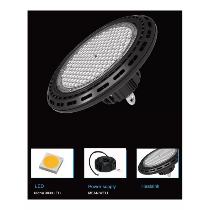Synergy 21 LED Spot Pendant Light UFO 240W for industrial/warehouse halls nw 120°