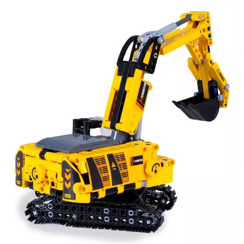 Ekskavaatorimudel Jamara CaDA Excavator Bricks, soovitatav vanus 8+, kaal 0,36 kg, must/kollane