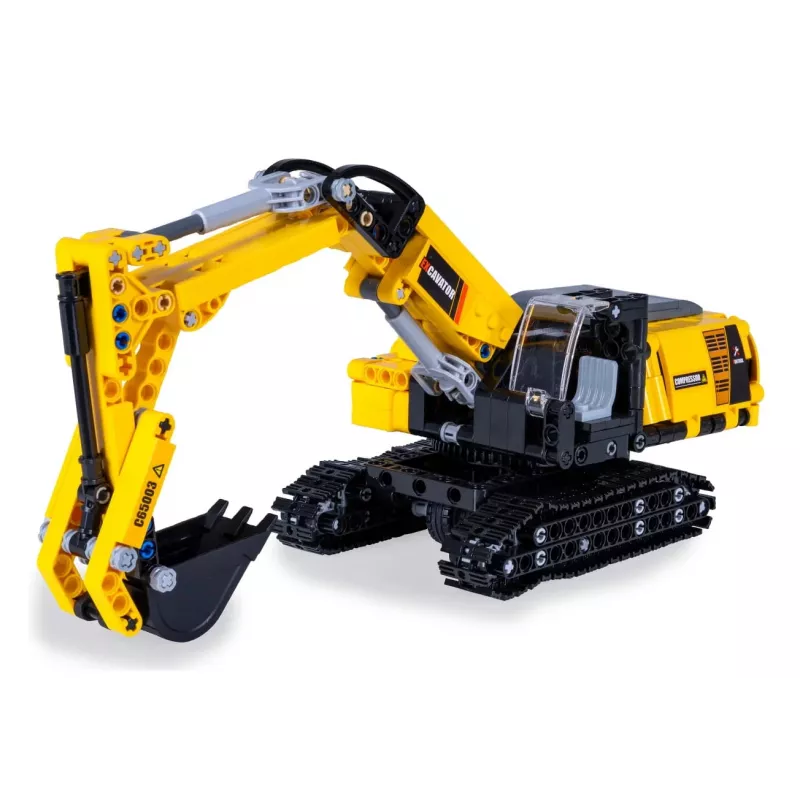 Ekskavaatorimudel Jamara CaDA Excavator Bricks, soovitatav vanus 8+, kaal 0,36 kg, must/kollane