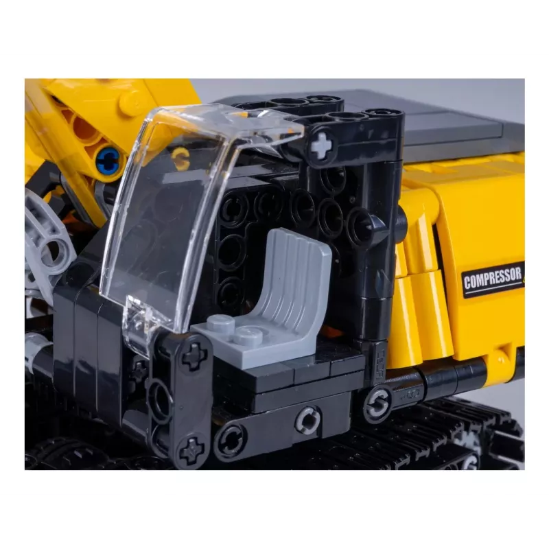 Ekskavaatorimudel Jamara CaDA Excavator Bricks, soovitatav vanus 8+, kaal 0,36 kg, must/kollane