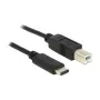DeLOCK USB-kaabel 0,5 m USB2.0-C/USB2.0-B must