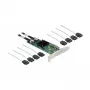 DeLOCK 8 pordiga SATA PCI Express x8 kaart ühenduskaabliga