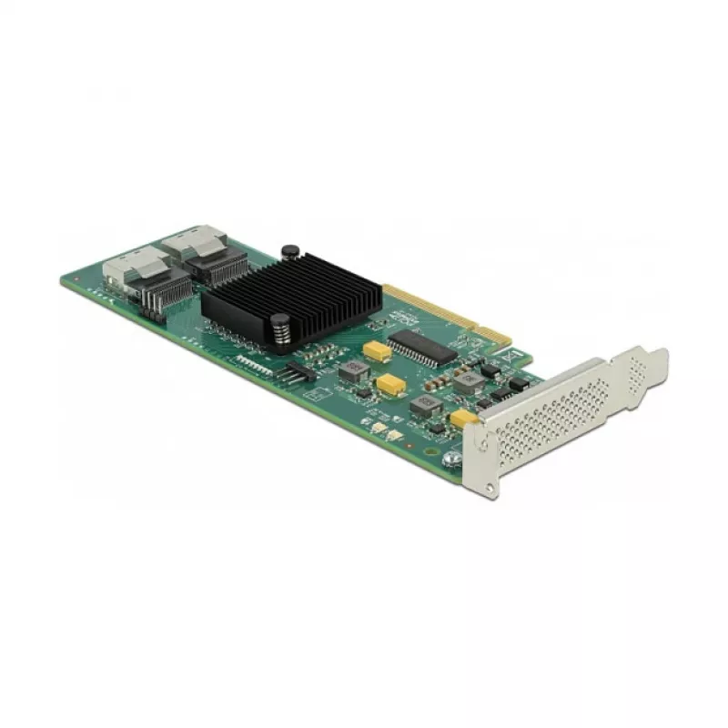 DeLOCK 8 pordiga SATA PCI Express x8 kaart ühenduskaabliga