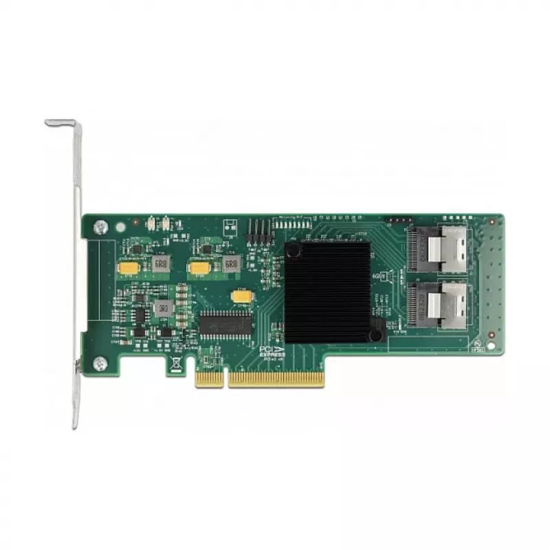 DeLOCK 8 pordiga SATA PCI Express x8 kaart ühenduskaabliga