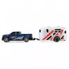 RC pikap Amewi 22680 1:64 mõõtkavas RTR koos haagisega, sinine