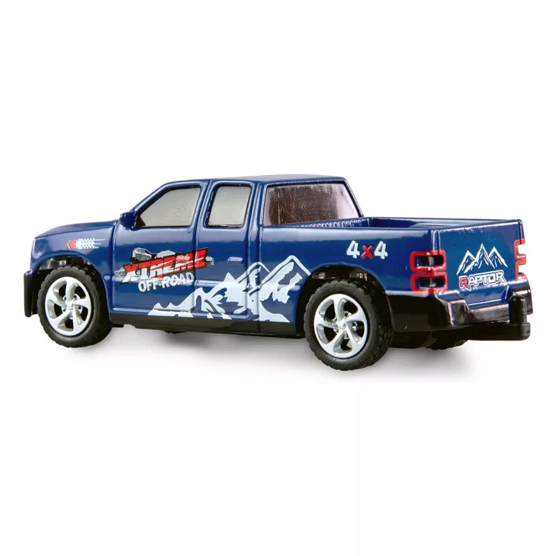 RC pikap Amewi 22680 1:64 mõõtkavas RTR koos haagisega, sinine