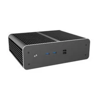 Akasa Euler CMX Mini-ITX ventilaatorita arvutikorpus A-ITX61-S1B — must, minikorpus passiivjahutusega süsteemidele