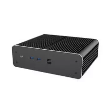 Akasa Euler CMX Mini-ITX ventilaatorita arvutikorpus A-ITX61-S1B — must, minikorpus passiivjahutusega süsteemidele