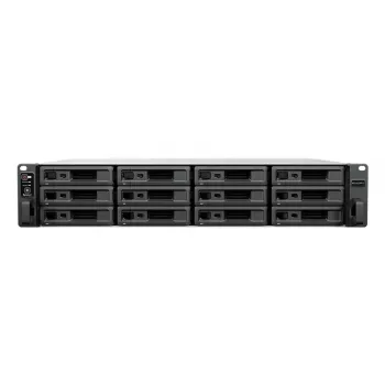 NAS Rack Synology RS2423RP+II (Rack 2U) AMD Ryzen V1780B 8 GB DDR4, 12 pesa, RAID, DiskStation Manager