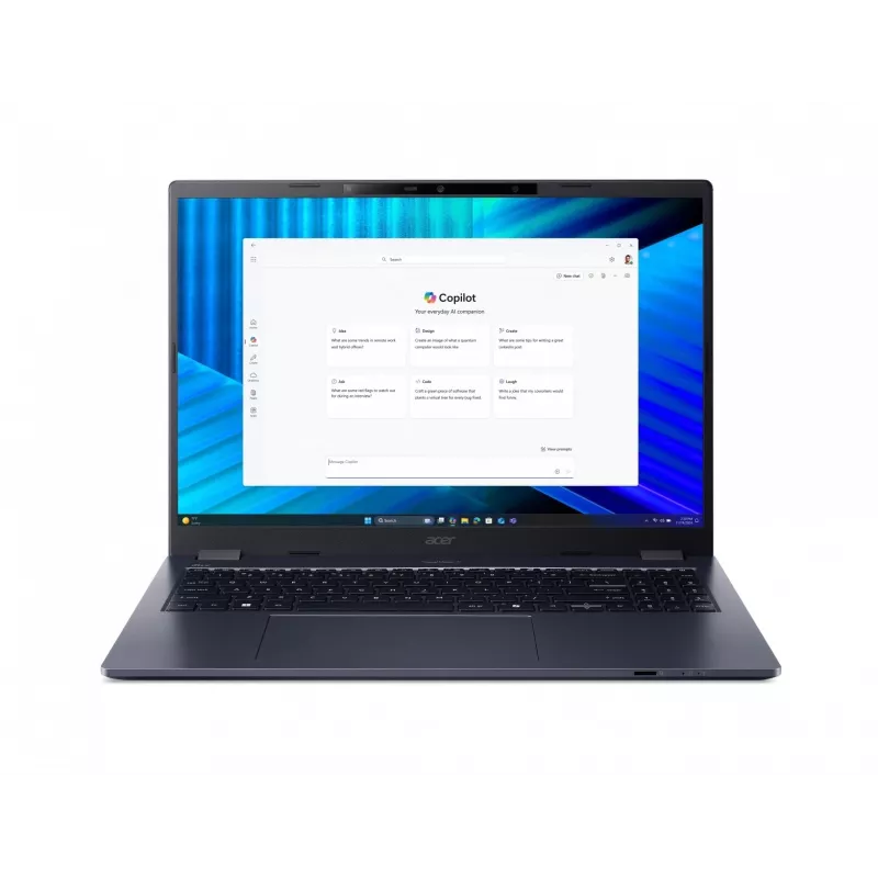 Acer TravelMate P4 TMP416-54-TCO sülearvuti, Intel Ultra 7 255U, 16 GB muutmälu, 512 GB SSD, Windows 11 Pro