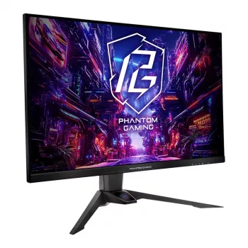 Monitor ASRock PG32QFT 32-tolline QHD (2560×1440) IPS LED, 1 ms, 180 Hz, VESA, kõrgusreguleeritav, must