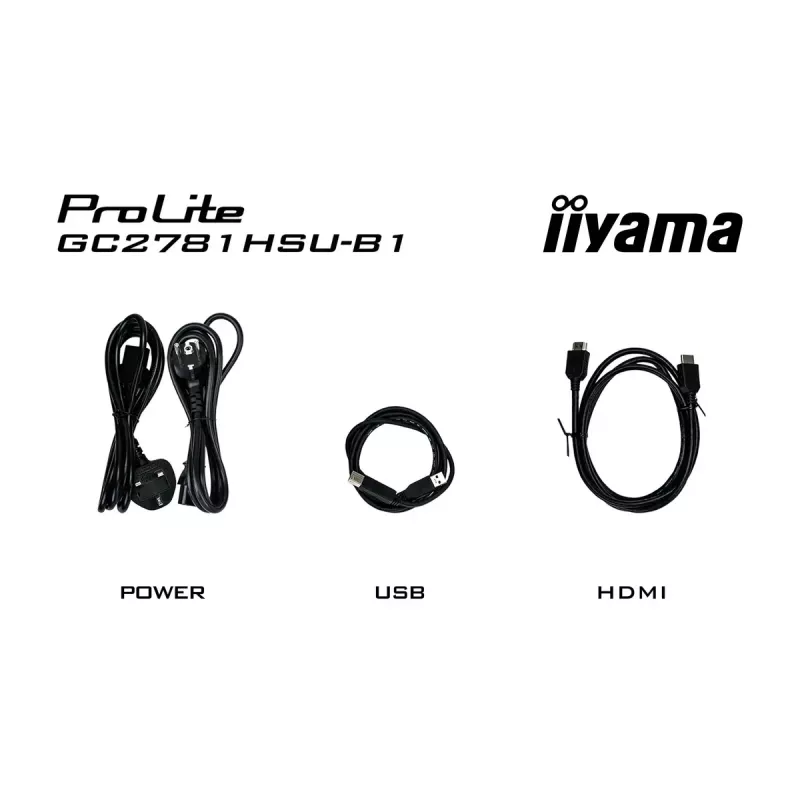 Monitor IIYAMA G-MASTER GC2781HSU-B1 27-tolline kumer VA 1920×1080 144 Hz USB-jaotur kõlarid VESA must